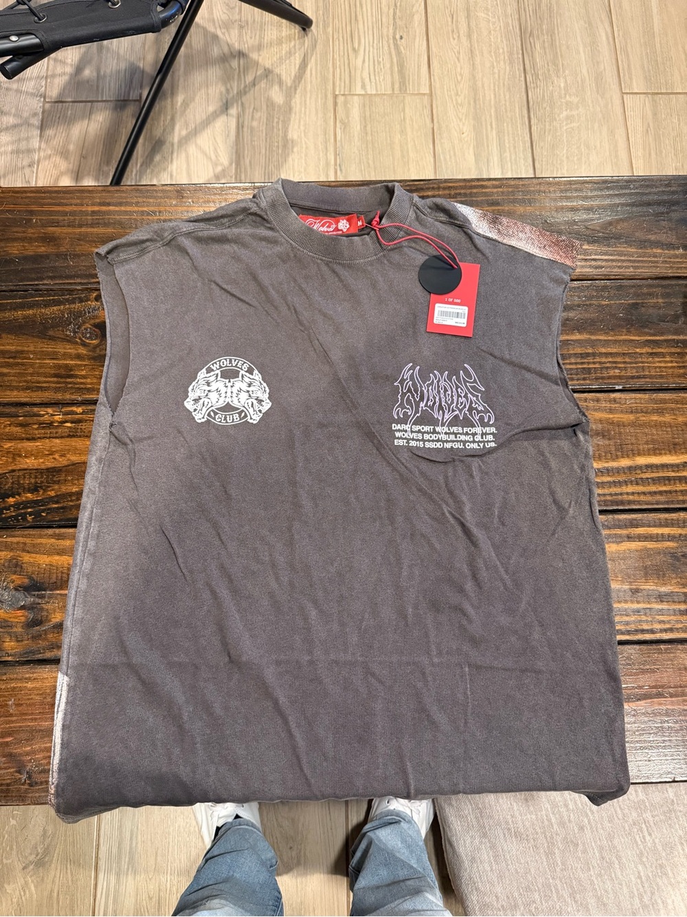 Darc Sport x Creator V2 wolf grey muscle tee.